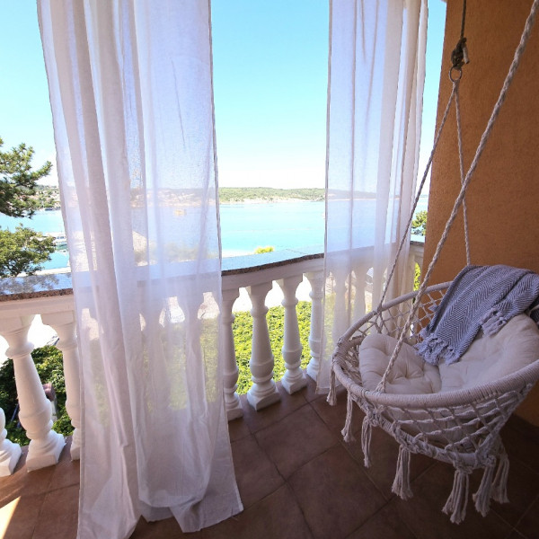 Living room, Apartments Villa Tiha, Apartments Villa Tiha on the beach, Šilo, Krk Island, Croatia Šilo