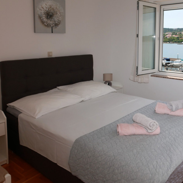 Bedrooms, Apartments Villa Tiha Sea Beach, Apartments Villa Tiha on the beach, Šilo, Krk Island, Croatia Šilo