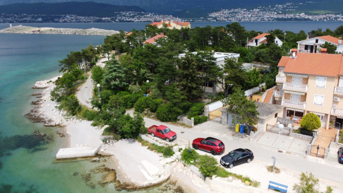 Accommodation, Apartments Villa Tiha on the beach, Šilo, Krk Island, Croatia Šilo