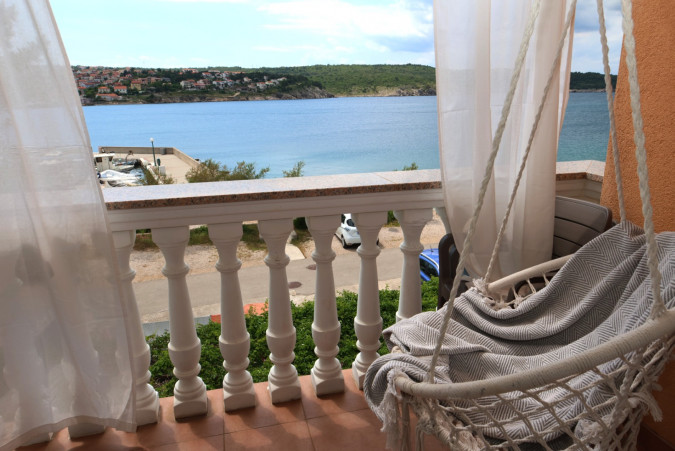 Apartment 1, Apartments Villa Tiha on the beach, Šilo, Krk Island, Croatia Šilo